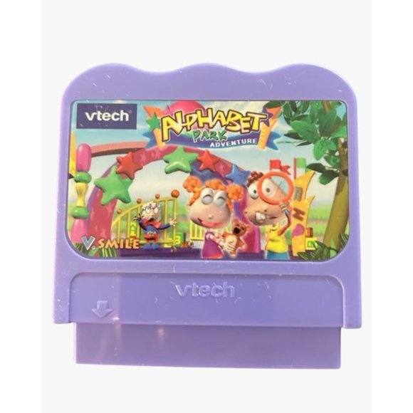 VTech VSmile Alphabet Park Adventure & Zayzoo An Earth Adventure Games Set of 2 - Picture 11 of 15